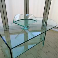Tavolino da sala in vetro