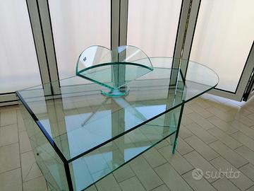 Tavolino da sala in vetro