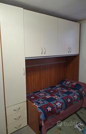 Cameretta a ponte bambini un letto