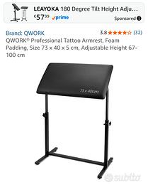 appoggia braccio tatoo