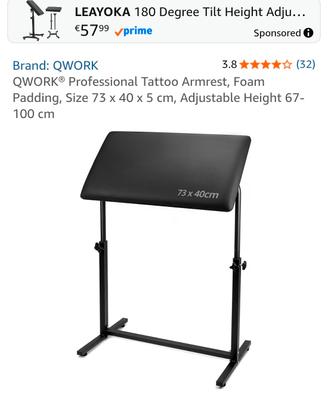 appoggia braccio tatoo