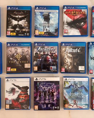 Blocco 15 giochi PS4 / PS5 – 2 sigillati