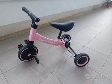 TRICICLO BICI 5 in 1 (con e senza pedali)