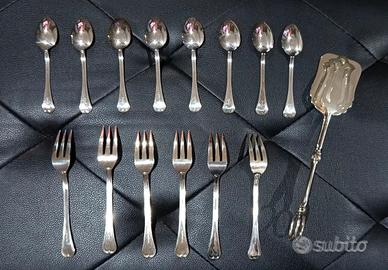 Set posate vintage per dolce/dessert Silver Plated