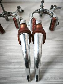 Leviers De Frein De Vélo De Course Vintage Balilla - Modèle Percé Eroica - Occasion