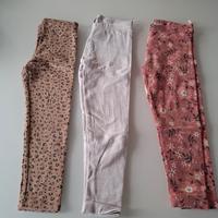 Set 3 pezzi leggings H&M e C&A elasticizzati bimba
