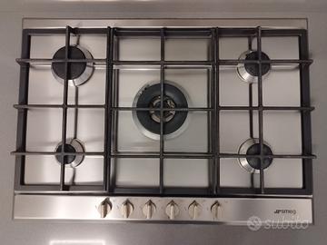 Piano Cottura Gas SMEG 5 Fuochi 72cm Inox 