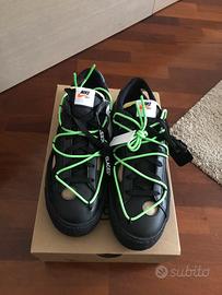 Nike Blazer Low Off-White Black Electron Green