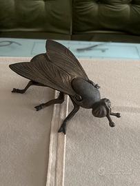 Scultura decorativa porta cenere (mosca)