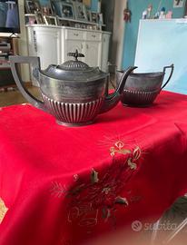 Set da tè antico inglese fine 800 vintage
