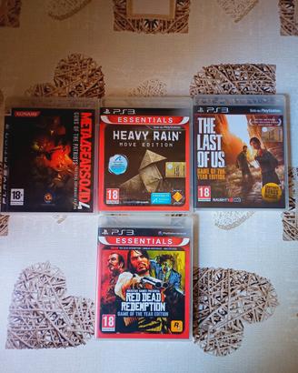 Videogiochi PS3 e PS4 vari