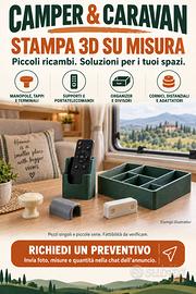 Stampa 3D su misura per camper e caravan