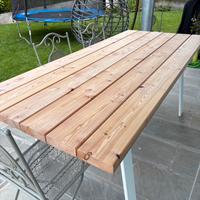 Tavolo massiccio larice 200x90