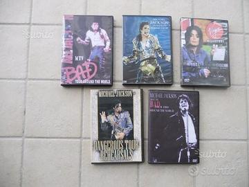 Lotto 5 dvd Michael Jackson originali