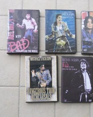 Lotto 5 dvd Michael Jackson originali