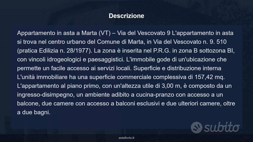 Appartamento – Marta, Viterbo - Vista 5