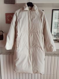 Cappotto beige lungo da donna. Max Mara. Taglia M.