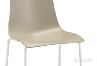SGABELLO S-CAB ZEBRA TELAIO VERNICIATO h65/80