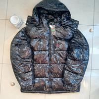 giubotto ralph lauren nero lucido