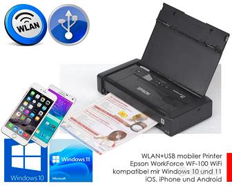 stampante Epson wf 100 portatile wireless