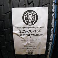 2 GOMME 225 70 15C FIRESTONE A58574