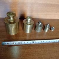 Pesi in ottone per bilancia