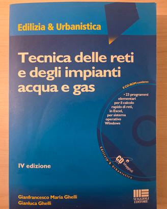 Libro "Tecnica delle reti ed impianti acqua e gas"