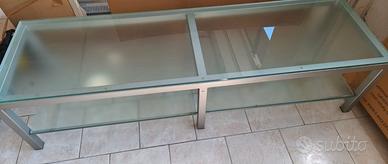 porta Tv in ferro e Vetro