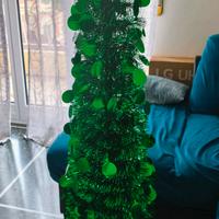 Albero di Natale artificiale pieghevole a tendina