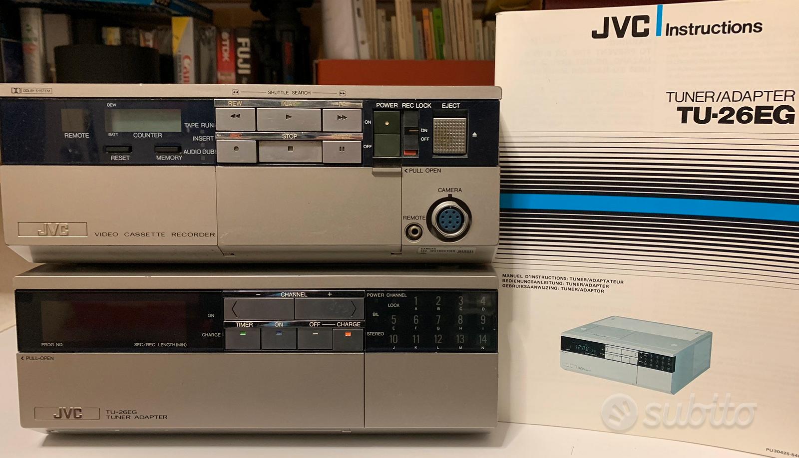 JVC TU-26EG tuner adapter+video cassette recorder - Audio/Video In ...