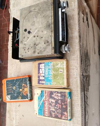 Stereo auto 8 anni 60/70