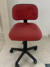 Sedia da ufficio con ruote