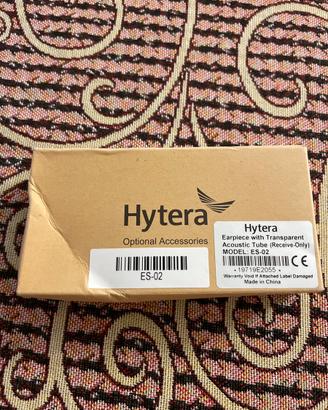 Hytera ES-02 Auricolare con tubo