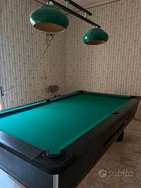 Biliardo sei buche con accessorio da sala