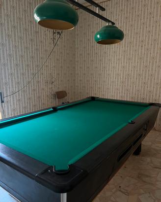Biliardo sei buche con accessorio da sala