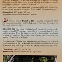 trasportino per cani.