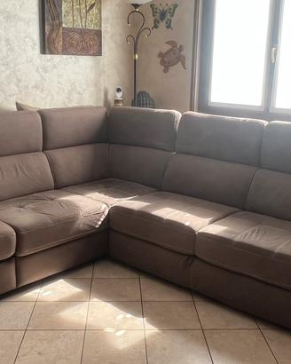 Divano angolare e poltrona sali e acendi