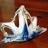 Cesto vintage vetro Murano artistico