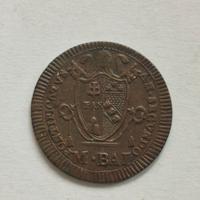 Moneta da 1/2 baiocco 1802 dello Stato Pontificio