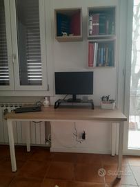 Scrivania bianca 140x60