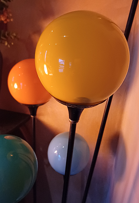 Lampada da terra vintage anni ’70 Space Age