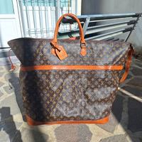 louis vuitton -ORIGINALE-borsa in pelle da viaggio