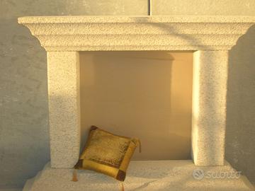 camino in granito  sardo Giallo San Giacomo