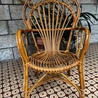 Poltrone in vimini anni ‘60