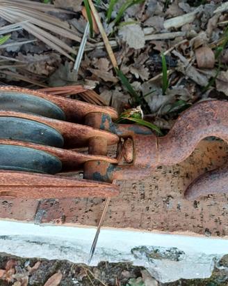 "Bozzelli grandi - ruote in ottone"