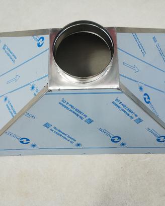Cappa in Acciaio Inox cm.100x70