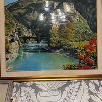 Quadro olio su tela 1968 – Forte di Bard