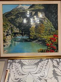 Quadro olio su tela 1968 – Forte di Bard