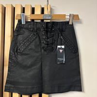 Gonna nera effetto pelle GUESS – taglia XS