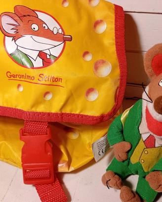 Geronimo Stilton con libretto zainetto 2001/2002 